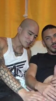 Asian slut fucked raw by Arab straight curious