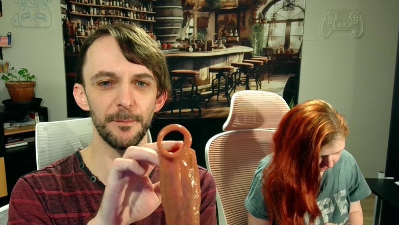 Sin Spice by Sophia Sinclair and Jasper Spice: Zirun Silicone Penis Extender with Cock Ring Unboxing, Suck, and...