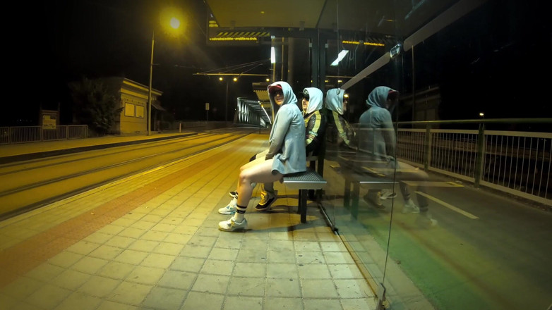DedeDeville: Really Risky Sex at a Bus Stop with a Young...