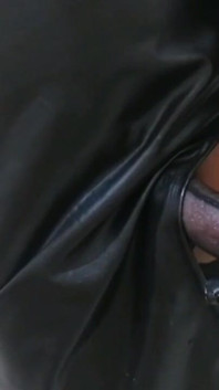 Cum & Piss in Black Nylon and Leather Promo