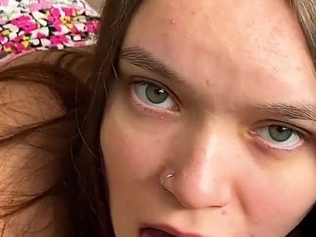 Stepdaughter Tries to Catch Stepfather's Big Cock in Her Slobbery Mouth (Julia Say No)