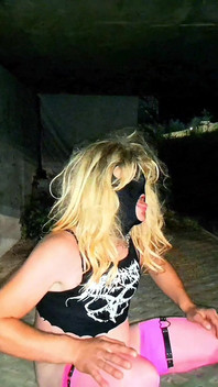 Pink Whore Cunt Walk Night Down Roadheel