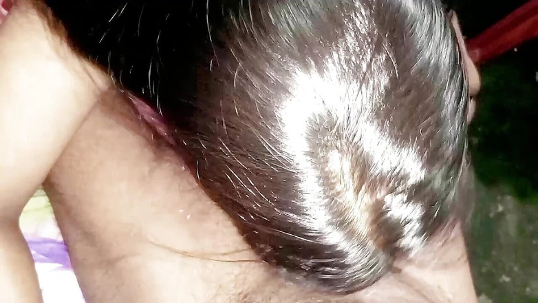 I Had Fun Sucking Aunty's Big Milk. Aunty's Pussy Looks Very Nice