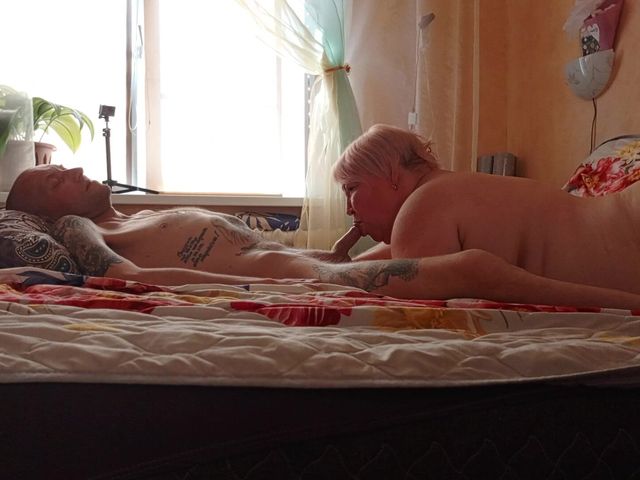 Mother-in-law Does a Deep Cock Sucking on Her Day off (Sweet July)
