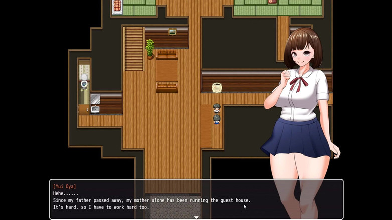 Cumming Gaming: 浸渍岛禁忌成人动漫游戏第7集神社少女在她的继叔面前喷和中出！