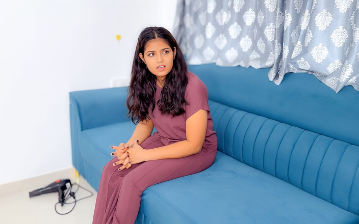 Sexy Komal: The Gentle Delivery Boy Came Home with the Parcel, She...