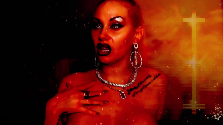 Goddess Misha Goldy: Mesmerizing anti-religious ASMR! Give your soul and your body to...