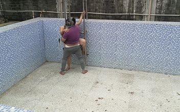 Indian Telugu Romantic Couple Enjoying Sucking Doggy Style Hard-core Fucking in Swimming Pool Telugu-fuckers
