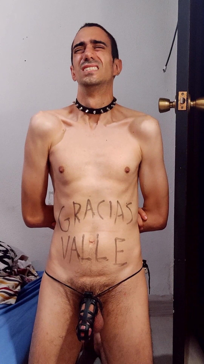 Slave Sparrow: A questo schiavo viene ordinato di usare la salsa piccante...