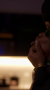 Ebony Slut Kittylove Blindfolded, Tied, and Fucked Over and Over
