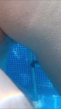 Fucking in the pool. Underwater view