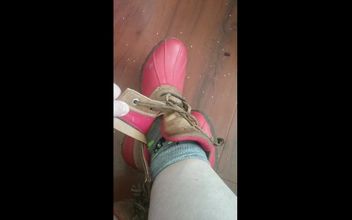 Photos of My Feet in Boots Socks and Bare