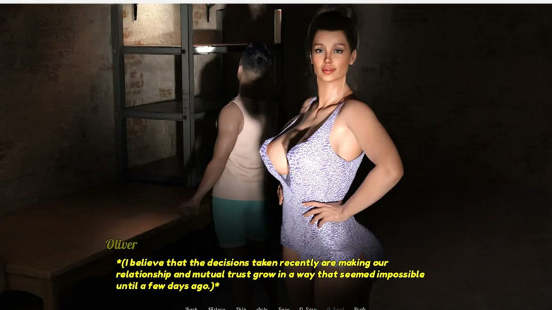 XXX Games Bunk: Perfect Housewife - Gameplay - Roleplay - Aunt Teases Nephew in Basement