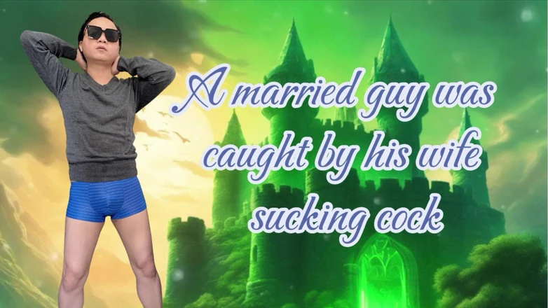 Great J: A Married Guy Was Caught by His Wife Sucking a...