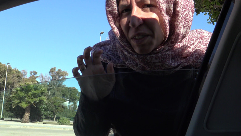 Souzan Halabi: Algerian Slut Shows Her Hairy Pussy to an Older Man