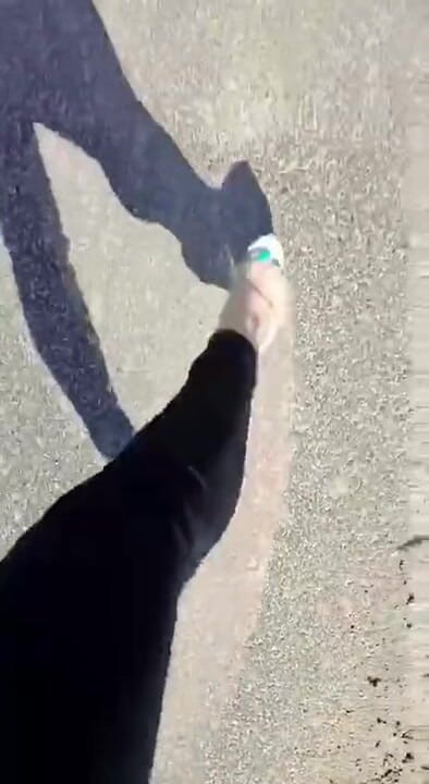 BadCat: Sexy legs walking in high heels