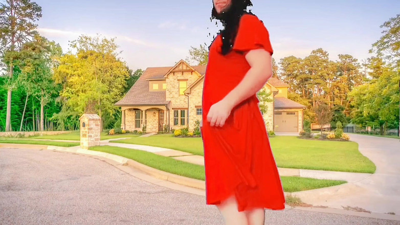 Kitty_Cross: Deslumbrante garota trans vestindo sombra brilhante no espelho