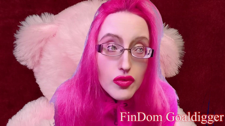 FinDom Goaldigger: Pieprzona różowa transformacja pluszowych zabawki