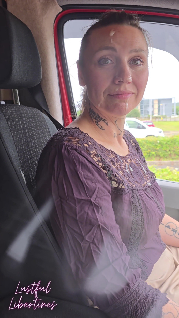 Lustful Libertines: Parking Blowjob &amp; Shop Cum Walk