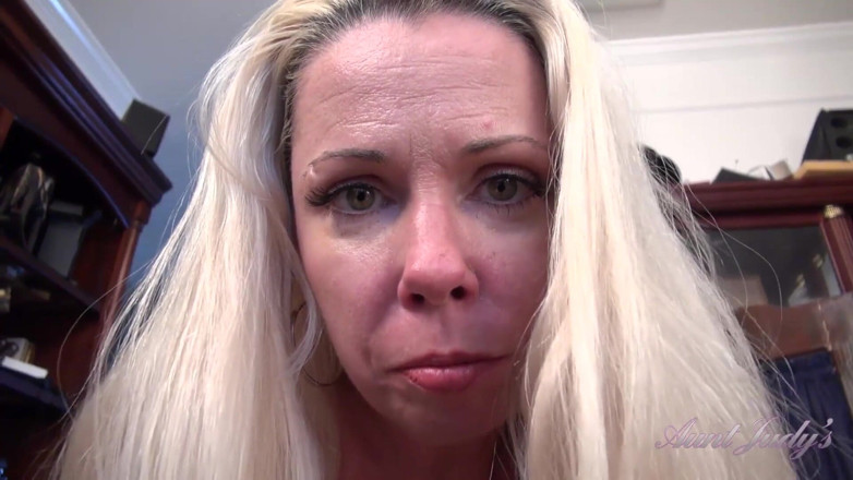 Aunt Judy's: Your Hairy MILF Stepmom Liz Sucks Your Cock (pov)