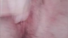 Giantess Masturbating Her Wet Hairy Pussy