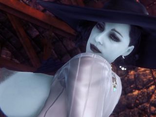 Wraith ward: Lady Dimitrescu vaqueira reversa: paródia de Resident Evil Village