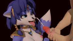 Velvixian 3 Furry: Krystal Kouření (chlupatý sex)