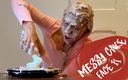 Wamgirlx: Rörigt cake face ii (wam sploshing cake)