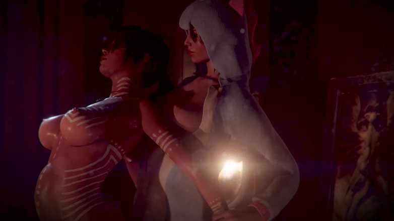FutaPornoWorkshop: Halloween. the Futanari Night Ended with Rough Sex Involving a...