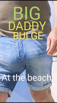 Monster_Meat_: Papà rigonfiamento sulla spiaggia