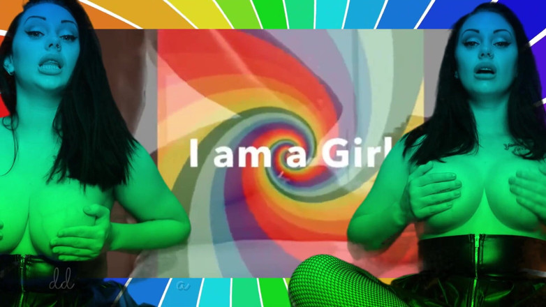 Goddess Misha Goldy: Say it: I will have sex just with a man!...