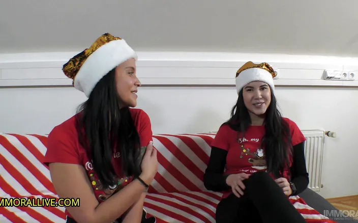 Immoral Family: Pregnant stepdaughter takes out her competition on Christmas! Jennifer Mendez...