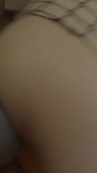 Ripped Pantyhose Standing Anal with BBC