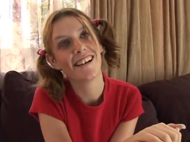 Anal seduction: Cute teen just only eighteen years old likes to suck...