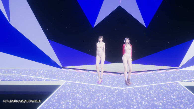 3D-Hentai Games: [MMD] TAEYEON - INVU แอริธ ทิฟา ล็อกฮาร์ท เต้นยั่วยวนร้อนแรง Final Fantasy ไม่เซ็นเซอร์ เฮนไต