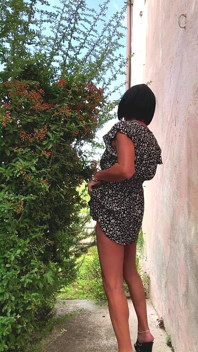 Walking Aronud in Mini Dress