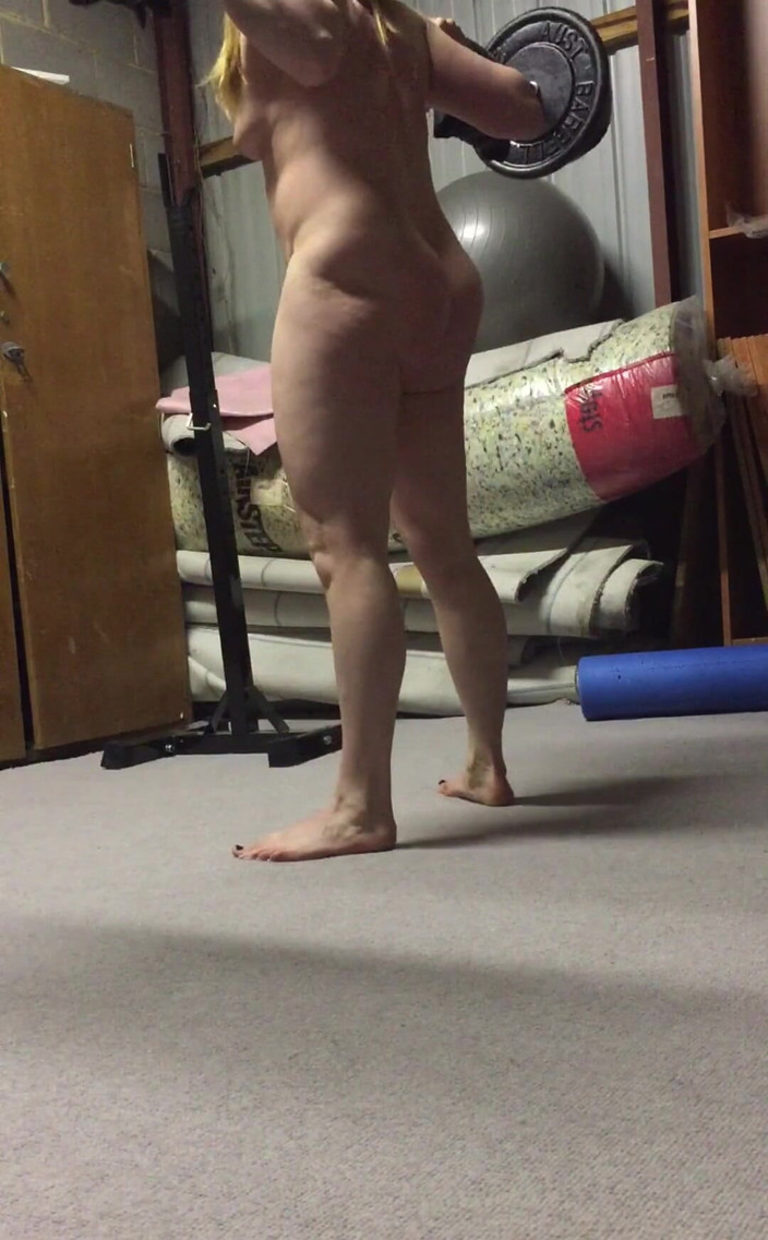 Michellexm: Stretching Nude