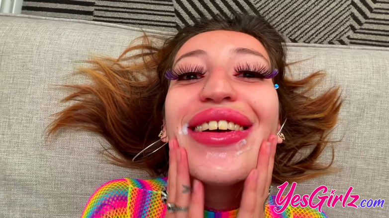 YesGirlz: Tattooed babe Anna Chambers fucks hardcore