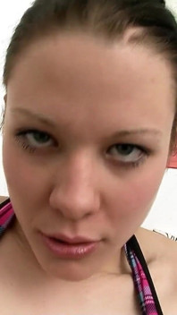 Horny teen lets tutor lick and fuck her