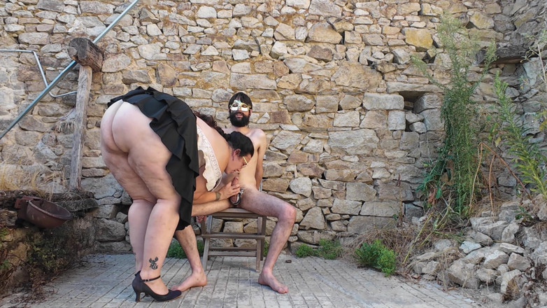 BBWorking: Fotografova hračka - Silná bbw pózuje, nese a jezdí na jejím...