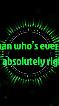 I Wouldn’t Touch You if You Were the Last Man on Earth.
