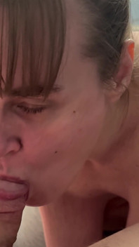 Daughter Refuses to Suck Her Poor Husband’s Cock so I Do and I Gagged on His Cock and Cum!