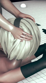 Bathroom Facefuck with 2b (nier Automata Animation)