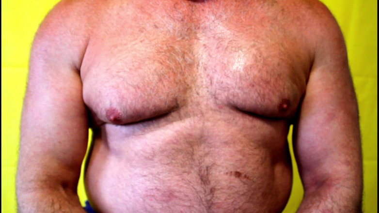 Gaybear1966: 큰 뱃속 게이 곰 의붓 아빠 덩어리 근육 곰 pe 바운스. 흑인 대물 자지에게 따먹히는 밀프