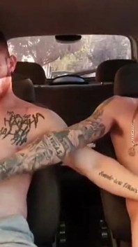 Erick Diaz and Carmona Masturbating Inside the Car in Downtown São Paulo.