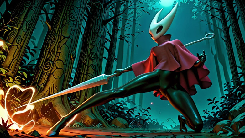 3D AI honeybee studio: Hollow Knight Silksong