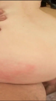 Sweet teen redhead fucked and milked on her pussy