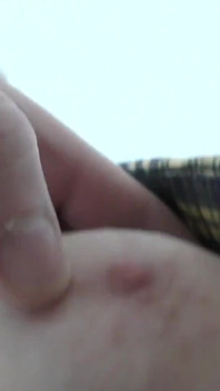 POV Hrát velká prsa a sexy zadek v Fishnet