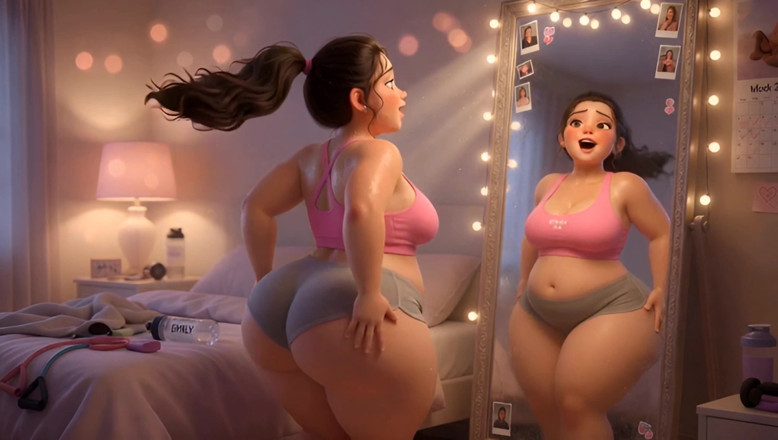 Stories&Anime: Od Chubby &amp; Ignored k Curvy Cock Tease - Her Slutty Transformation...