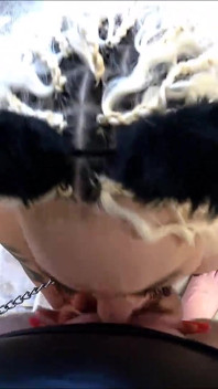 Blonde Sex and BDSM Slave Used as a Sperm Tank